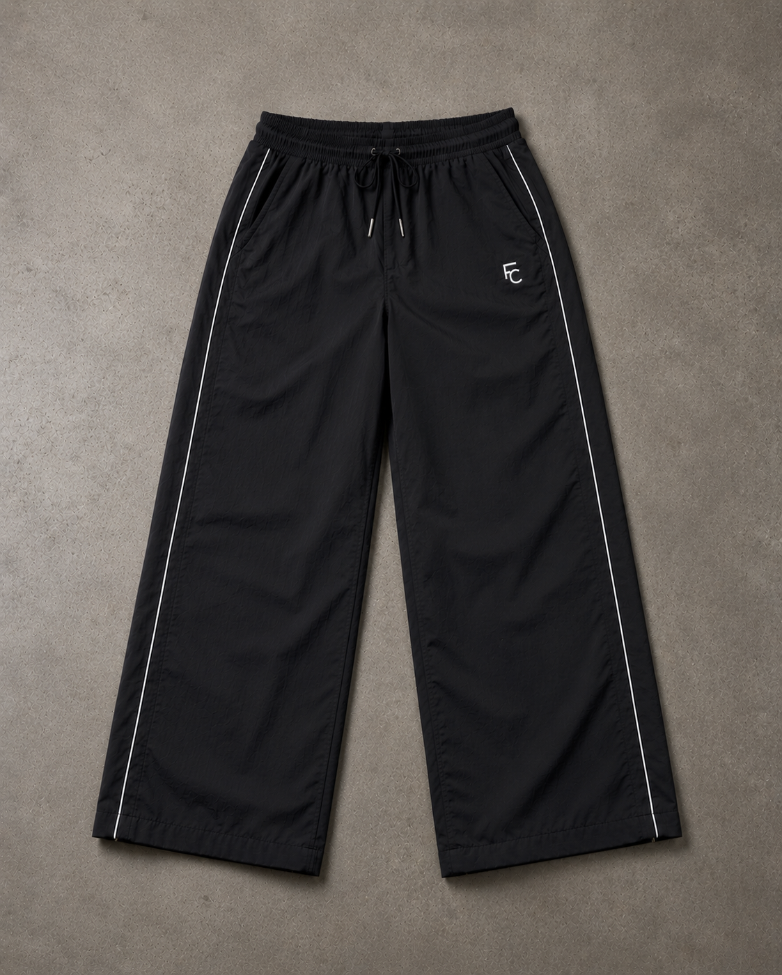 Wide-Leg Track Pants