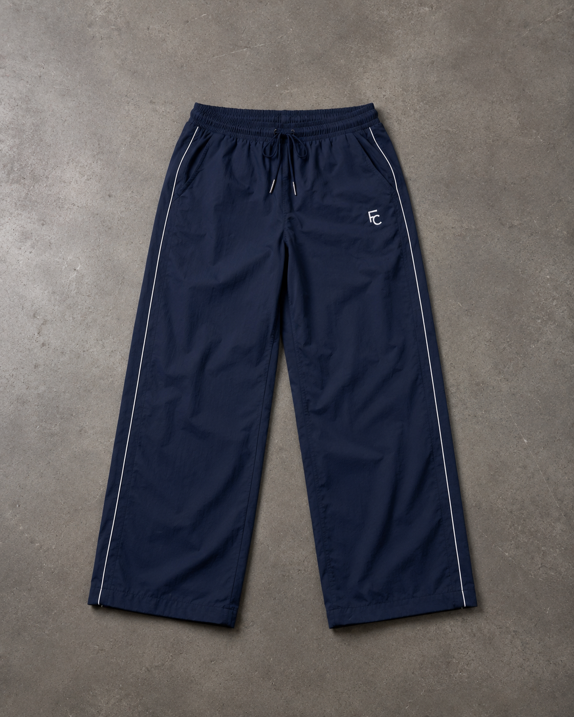 Wide-Leg Track Pants