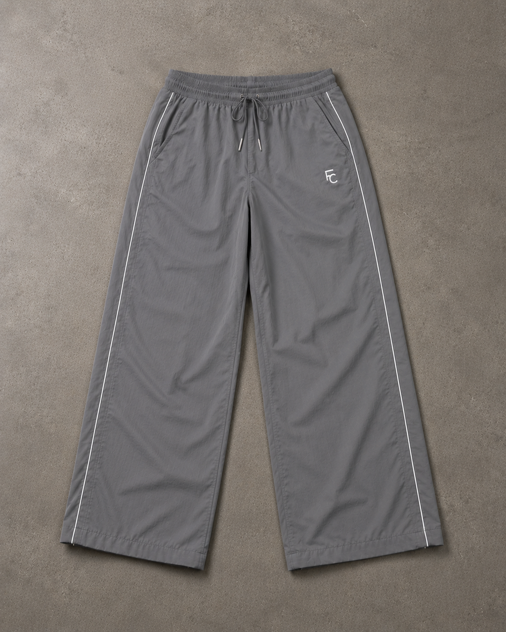 Wide-Leg Track Pants