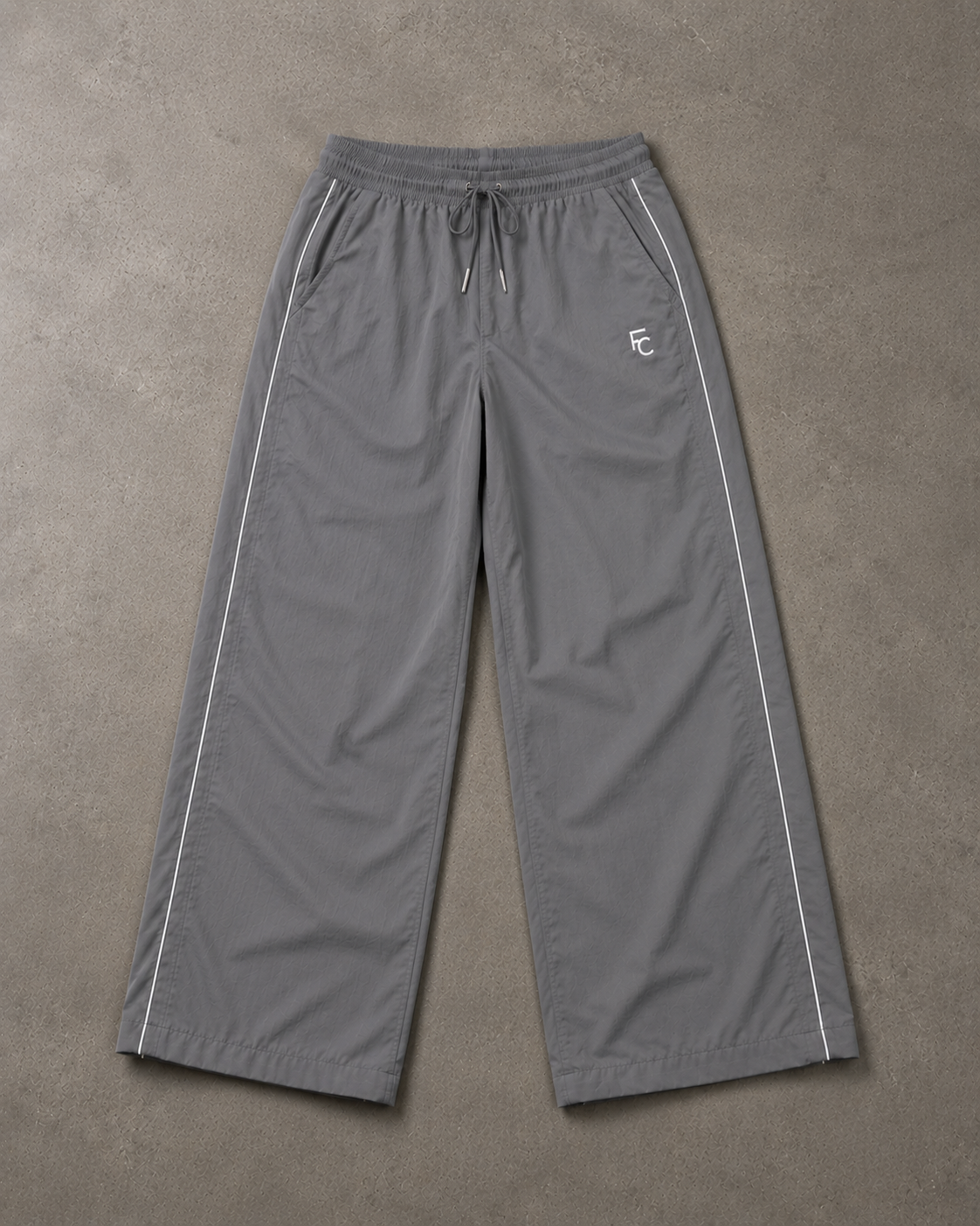 Wide-Leg Track Pants